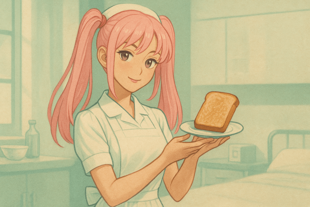 1960s Saya Nurse with Toast