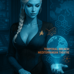 Andorian Officer in High-Tech Control Room