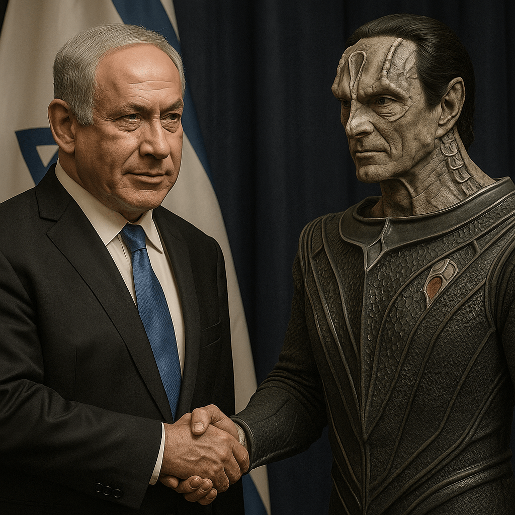 Netanyahu and the Cardassian