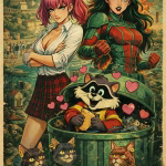 Saya Planetina and the Racoon